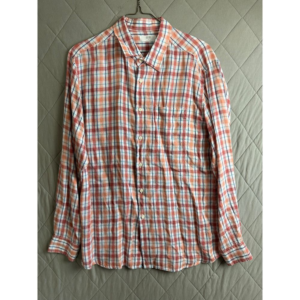 Uniqlo Button Up Men's‎ Extra Large Long Sleeve